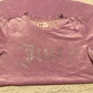 Juicy Couture Pink Velour Teens Sleepshirt